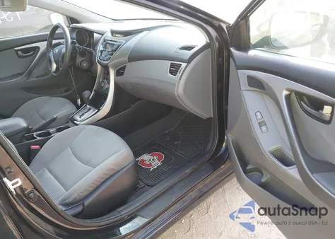 2013 Hyundai Elantra Gls from USA, damaged, VIN 5NPDH4AEXDH312007